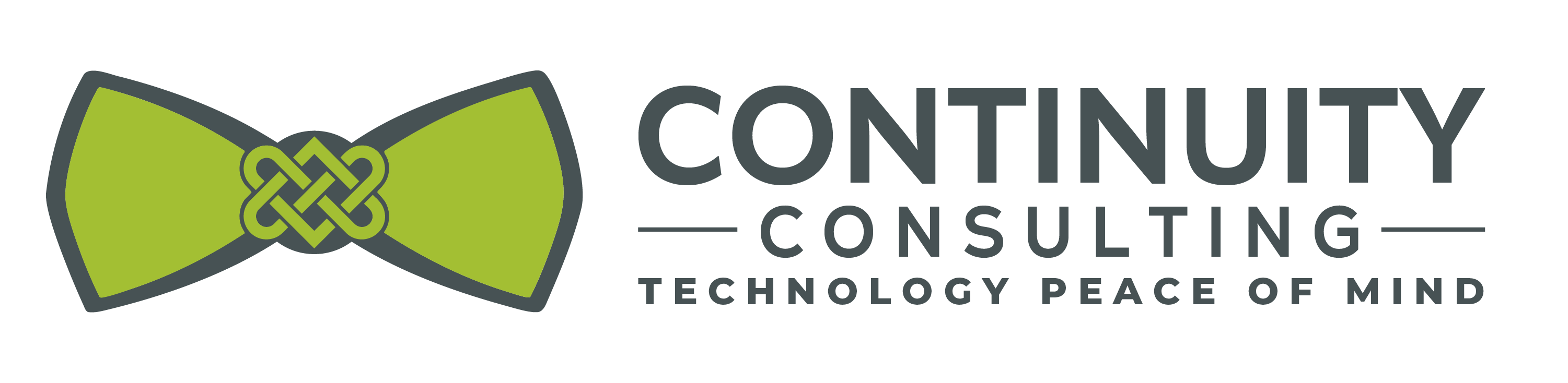 Continuity Logo Horizontal Tagline One Color